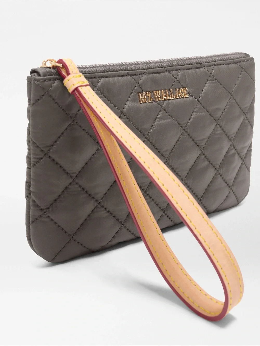 MZ Wallace Flat Metro Wristlet in Magnet NWOT